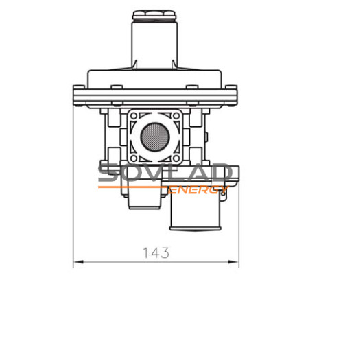 Регулятор FRG/2MBZ DN25 (170...400 mbar) Регулятор FRG/2MBZ DN25 (170...400 mbar)