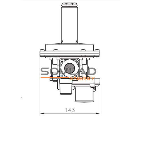 Регулятор FRG/2MBHZ DN25 (0,9...3,6 bar) Регулятор FRG/2MBHZ DN25 (0,9...3,6 bar)