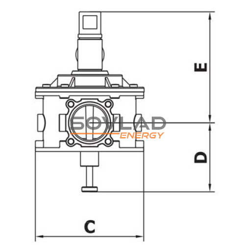 Клапан електромагнітний M16/RM N. A. DN40 6 bar різьба