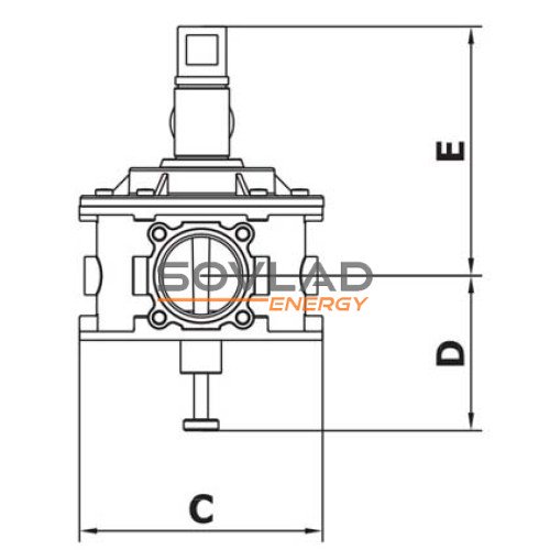 Клапан електромагнітний M16/RM N. A. DN40 6 bar різьба