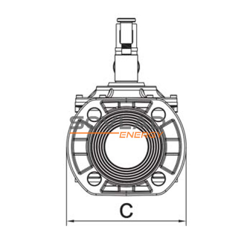 Клапан электромагнитный M16/RM N. A. DN40 500 mbar, фланец