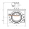 Клапан електромагнітний M16/RM N. A. DN150 6 bar, фланець