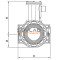Клапан електромагнітний M16/RM N. C. DN250 500 mbar фланець