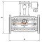 Клапан електромагнітний M16/RM N. C. DN150 6 bar фланець