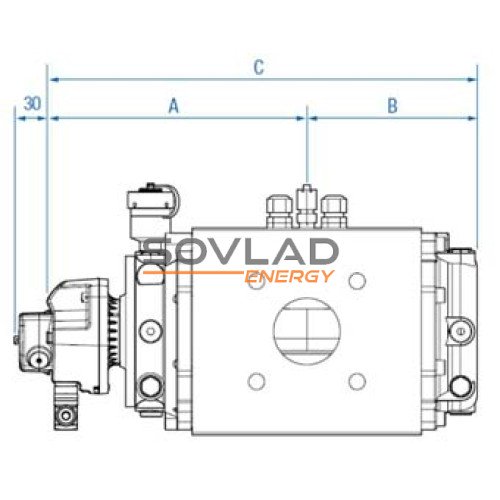 счетчик Delta 2100 G250 DN100 1:130