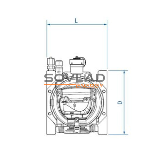счетчик Delta 2100 G250 DN100 1:160