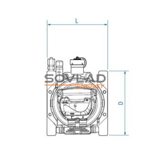 счетчик Delta 2100 G250 DN100 1:160