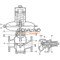 Ремкомплект регулятора RBE 4021 - 4022 DN 50 x 50 (8500) Dresser Actaris Gas (Німеччина) Ремкомплект регулятора RBE 4021 - 4022 DN 50 x 50 (8500)