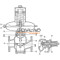 Ремкомплект регулятора RBE 4031 - 4032 DN 50 x 50 (8500)