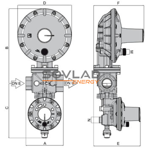 Регулятор Dival 500BP + LA512BP