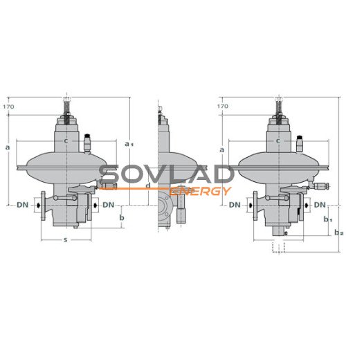 Регулятор Norval DN100 + SN...